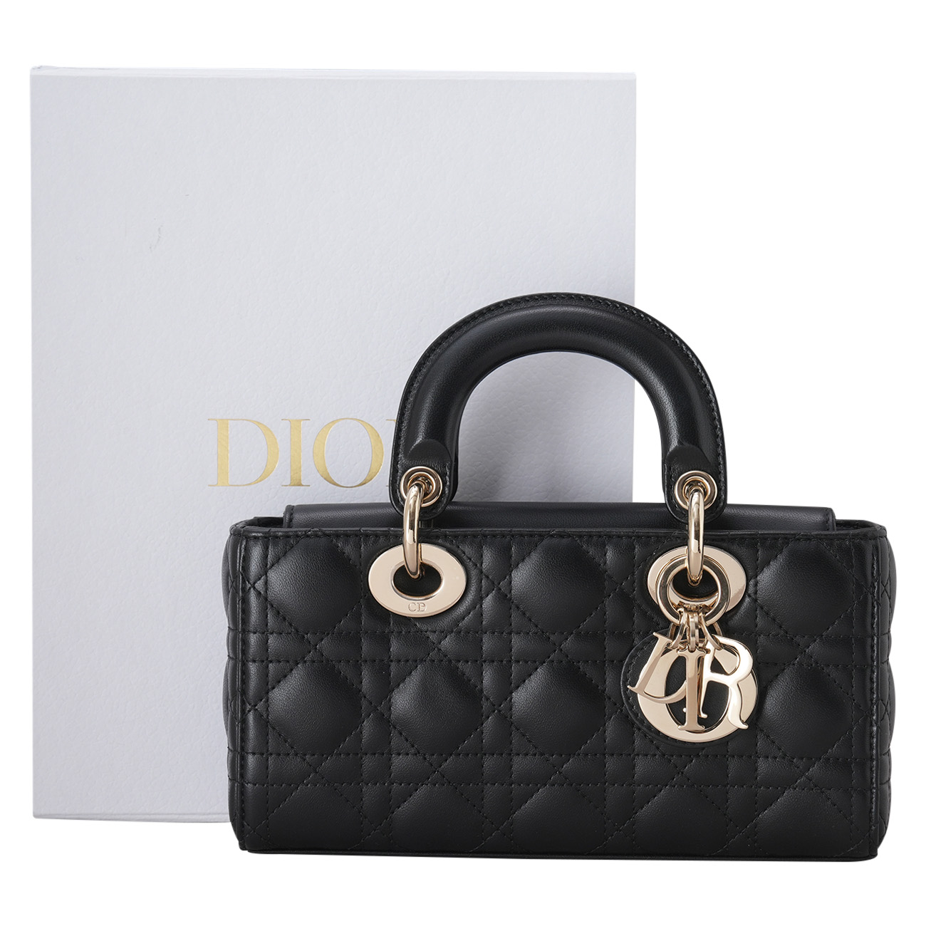 CHRISTIAN DIOR(USED)디올 램스킨 레이디 디조이 스몰